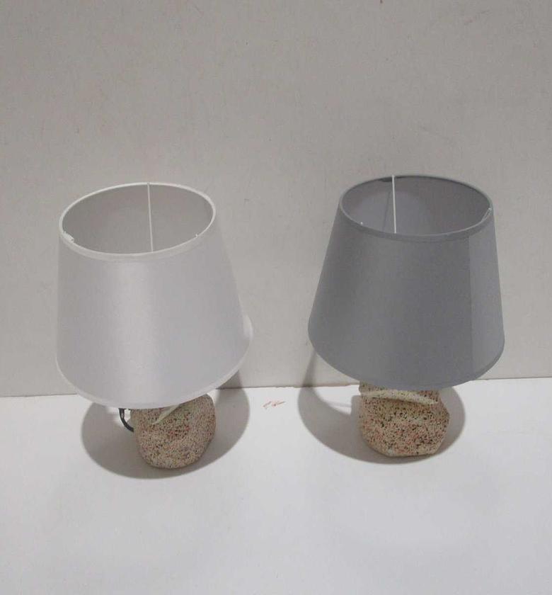 Table lamp with shade ceramic image