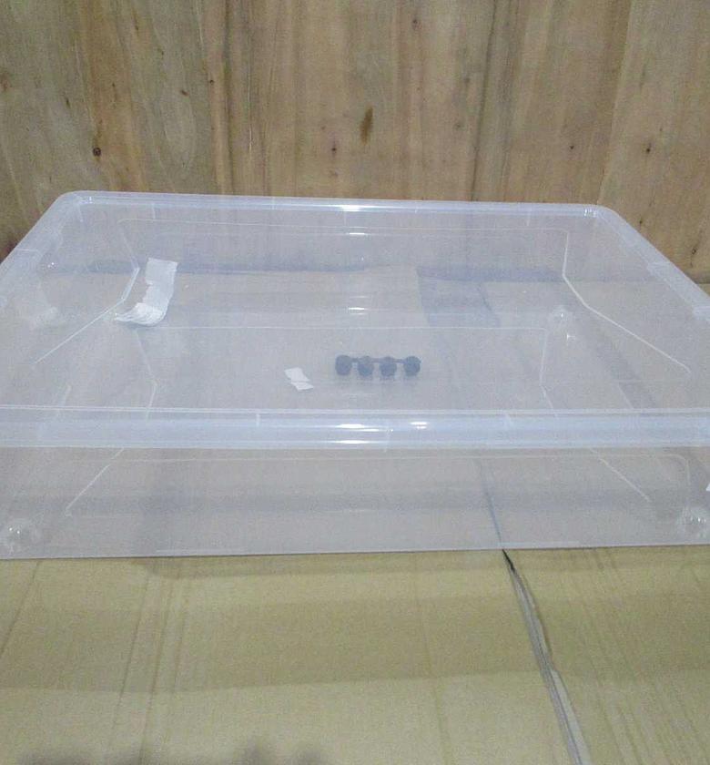 Box plastic for bed with  image