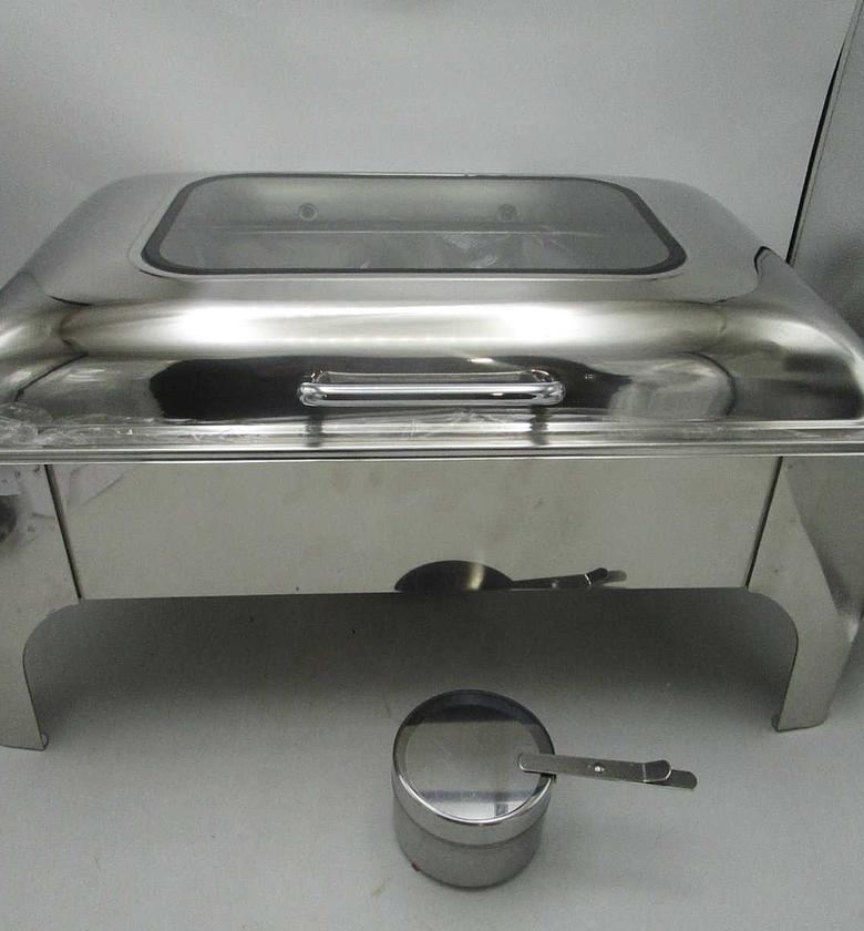 Buffet stove food silver 56*32.5*35.5cm image