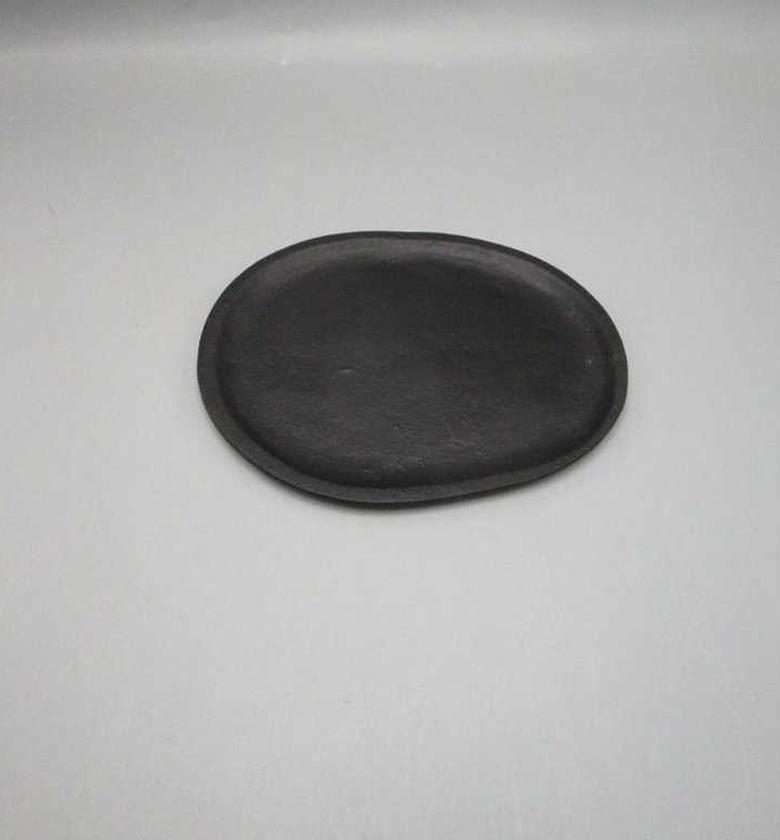 Plate oval 16cm matt blac image