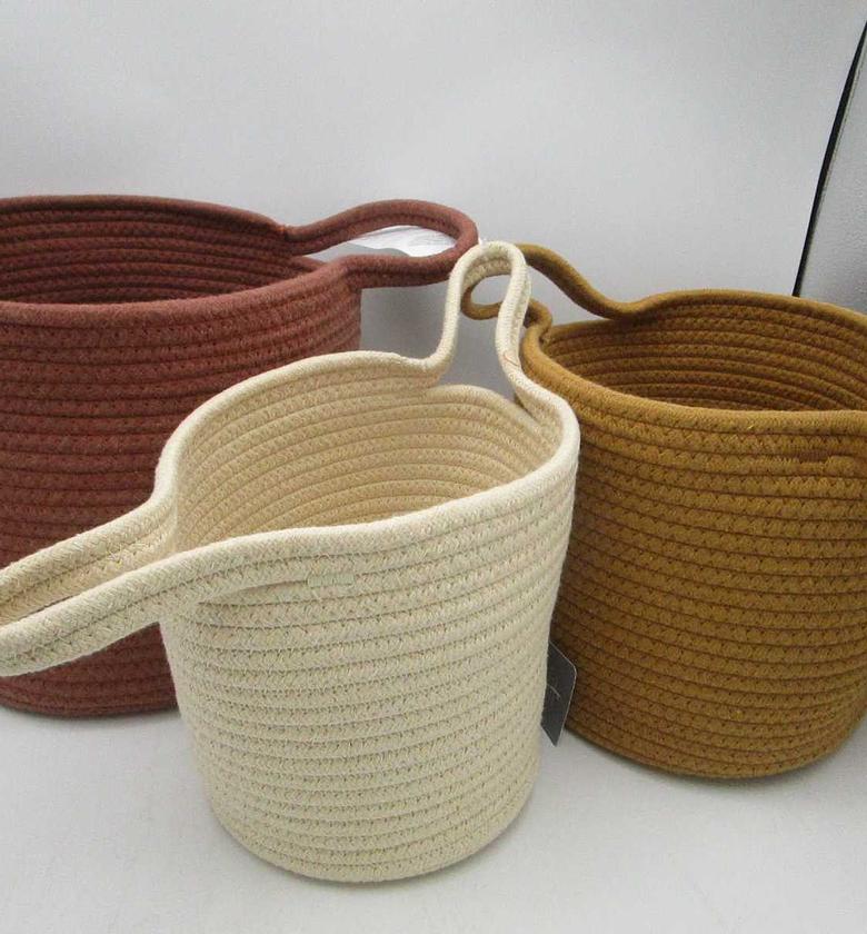 Basket cotton terracotta  image