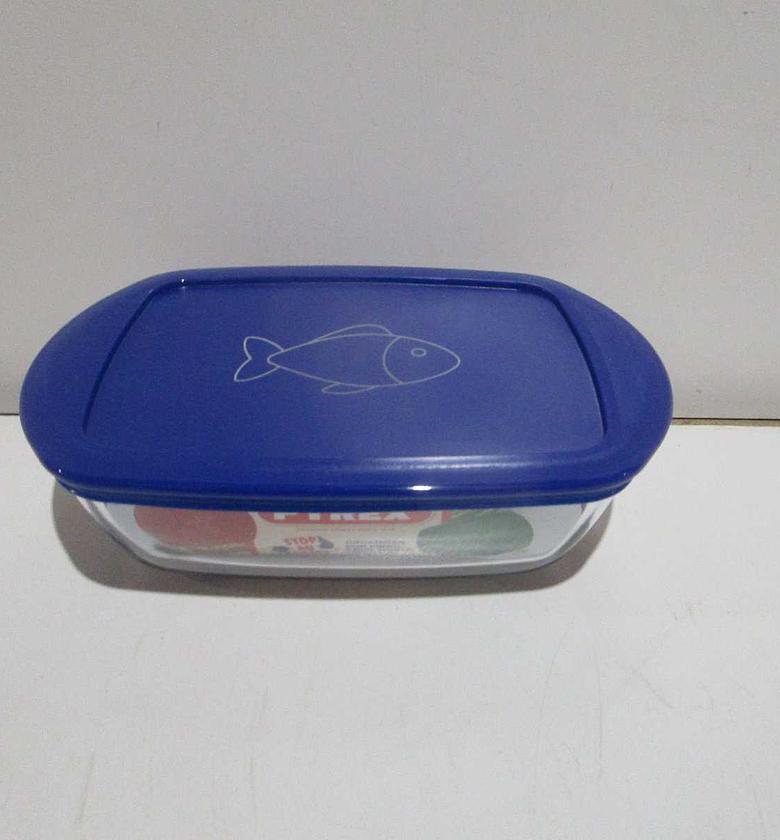 Storage dish rectangular with image