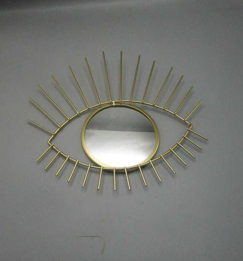 Mirror wallhanging gold 31*27 image