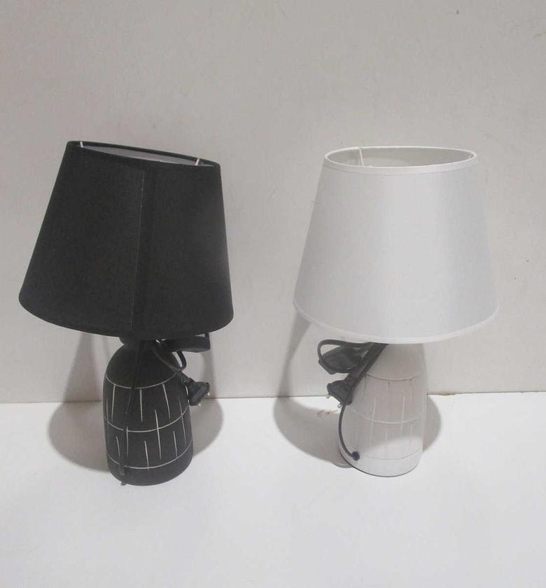 Table lamp with shade ceramic image