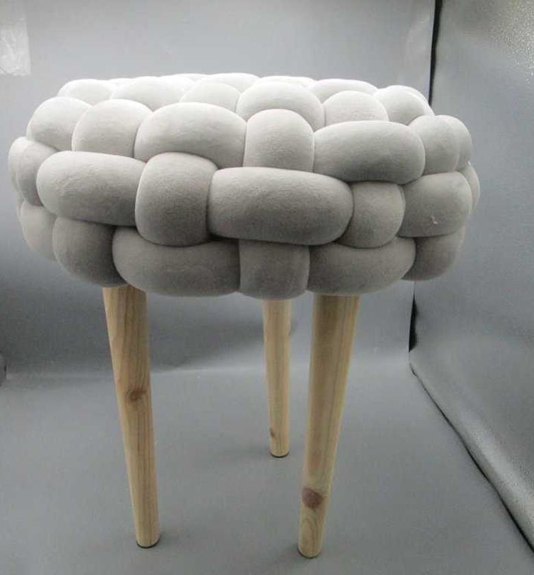 Polyester, Wood   3 Legs# image