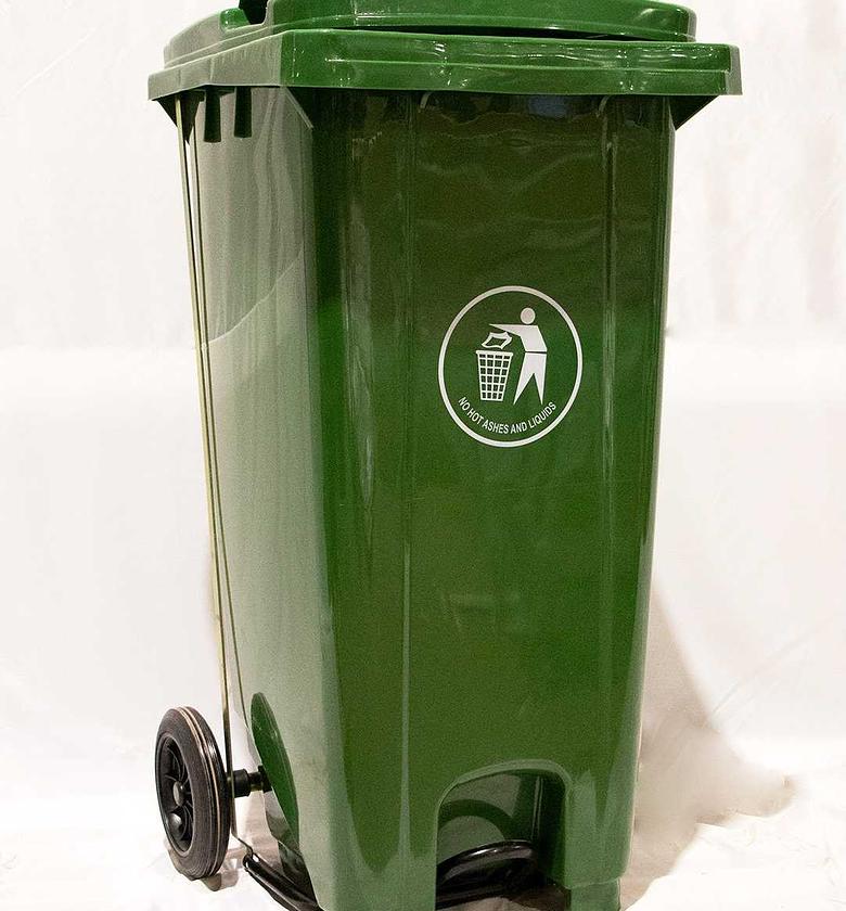 Dustbin hdpe plastic 120l image