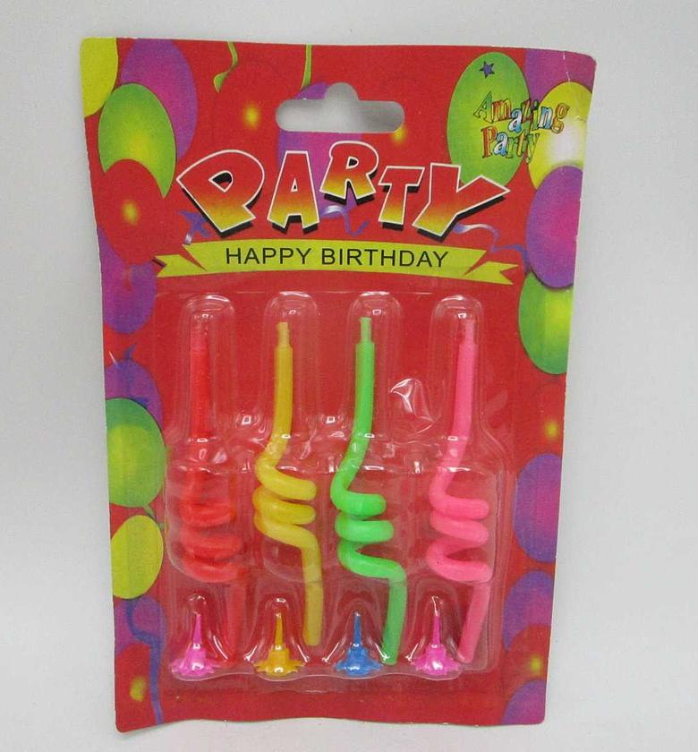 Candle birthday random color image