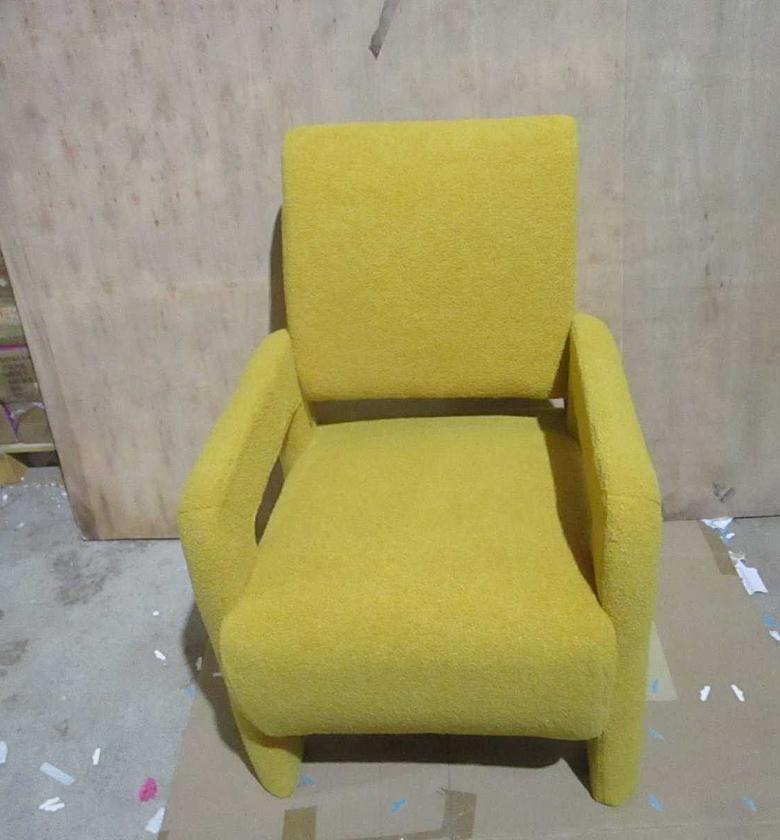 Armchair textil yellow yellow image