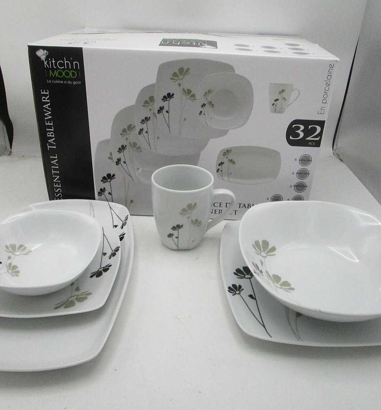 32pcs square dinner setpo image