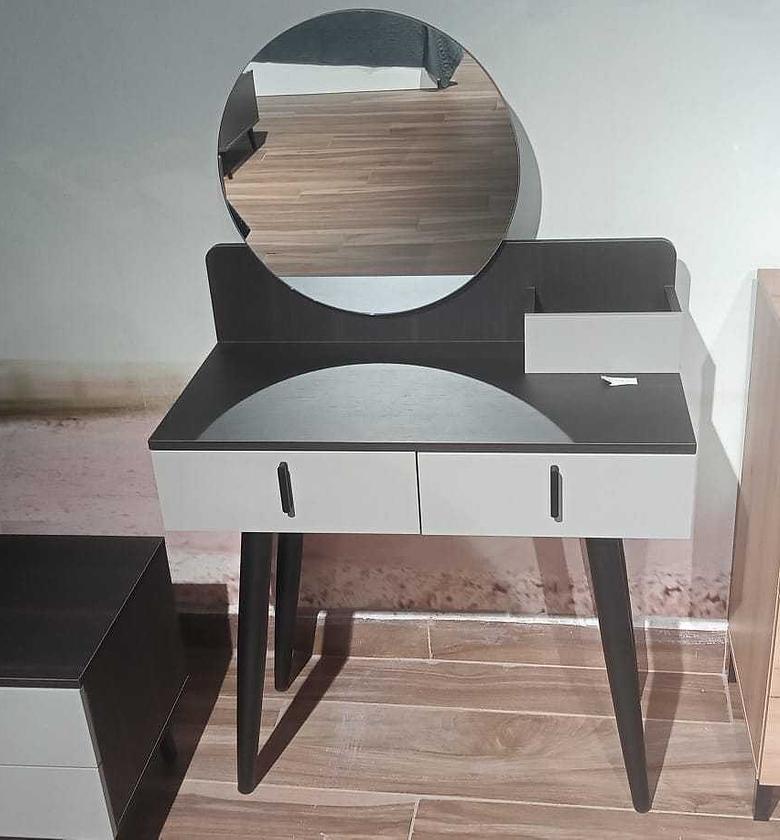 Dresser with mirror+ stool image