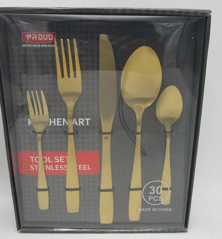 Stainless steel cutlery set image