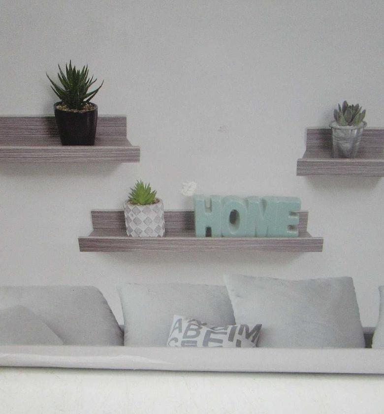 Wall shelf floating set of image