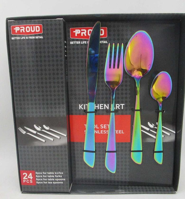 Stainless steel cutlery set image