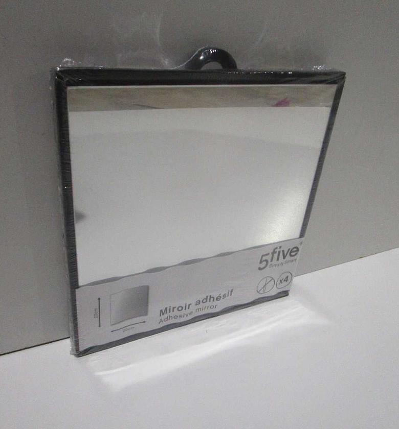 Mirror adhesive square x4 image