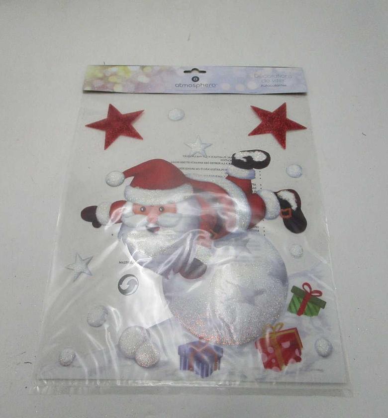 Christmas glitt sticker santa image