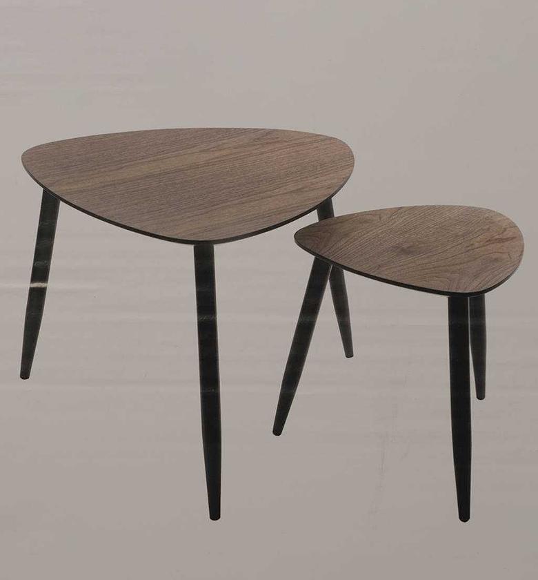 Table set of 2 mileo waln image