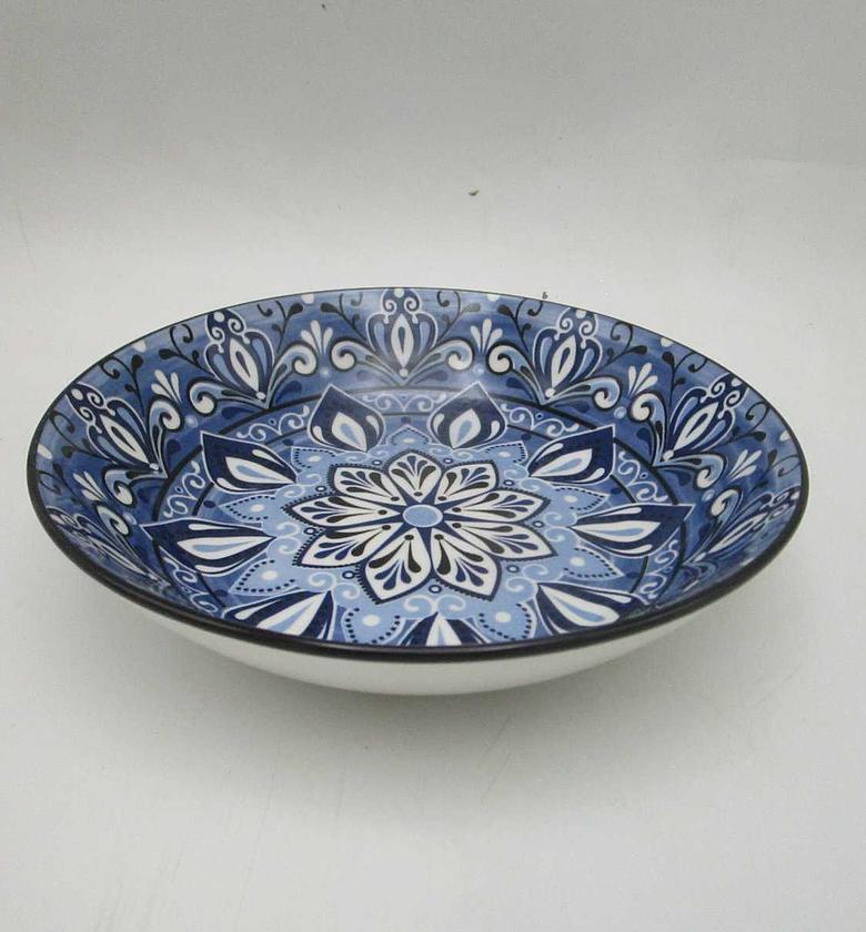 Plate creuse jaipur bleue image