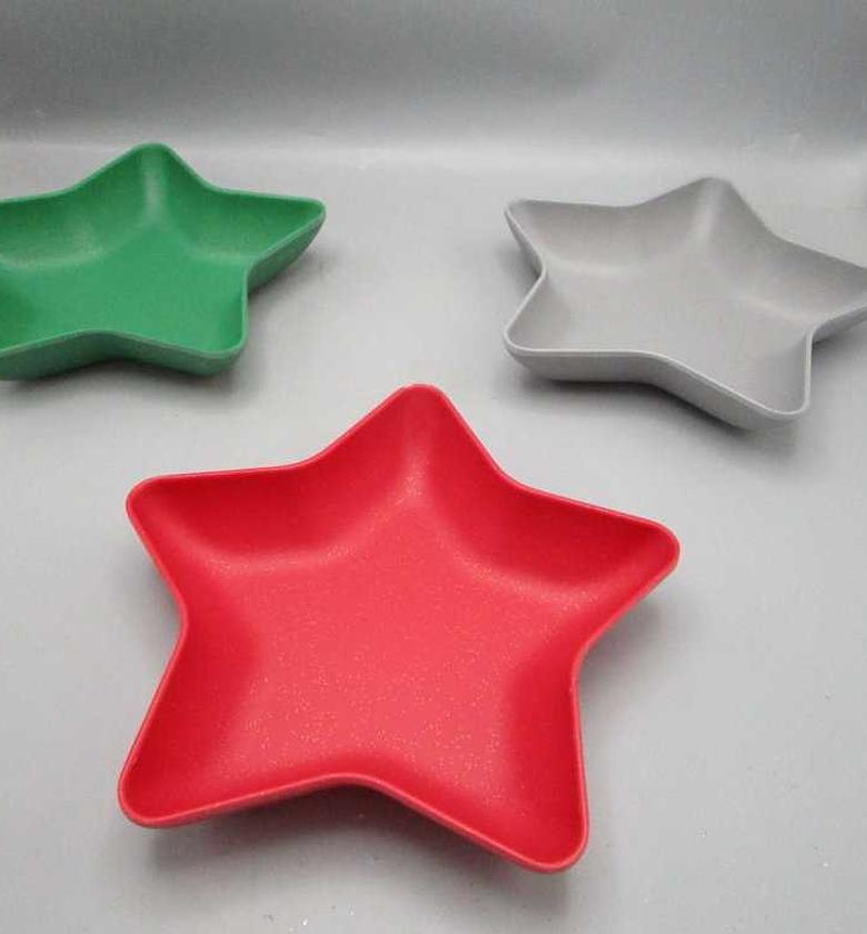 Plate melamine star shape image