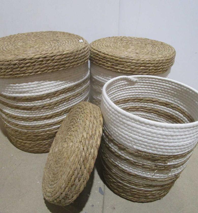 Set of 3 laundry basket image