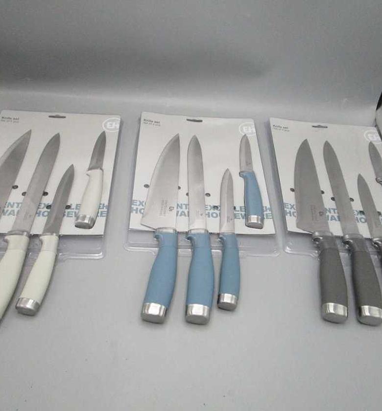 Knife set 4pcs 3ass clr   image