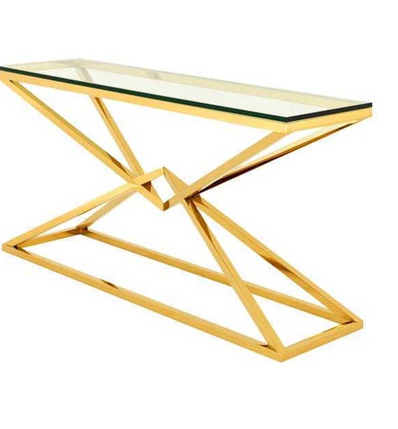 Console table golden 150*40*76 image