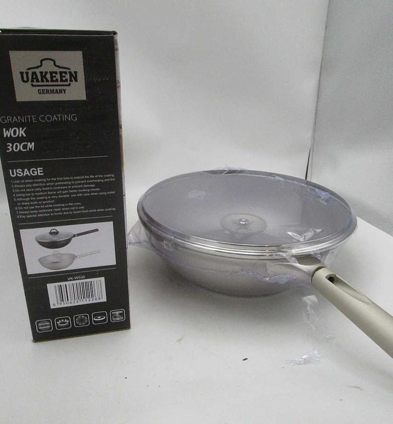 Wok with lid 30x9 #ref:vk-w530# image