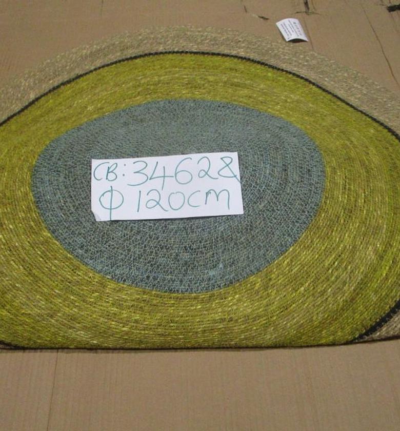 Carpet round of natural grass image