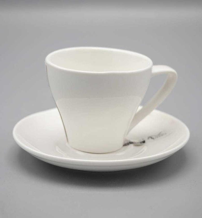 Cup espresso with plate 90ml3.75"x2.3"/4.75"x0.67 image