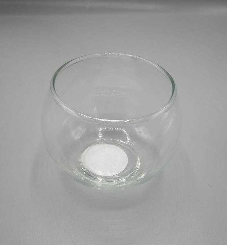 BOWL CLEAR GLASS 8CM image