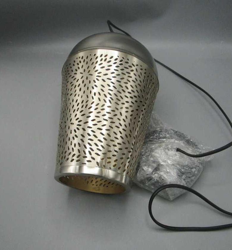 Iron etched pendant lamp  image