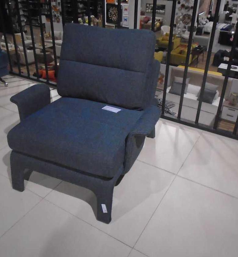 Armchair  grey/ blue #ref image