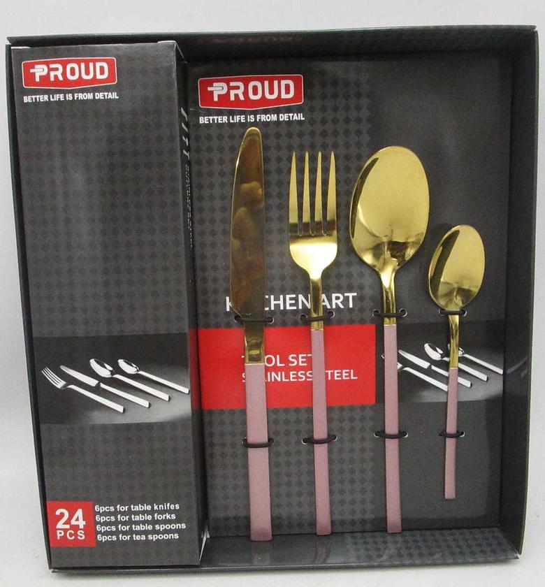 Stainless steel cutlery set image