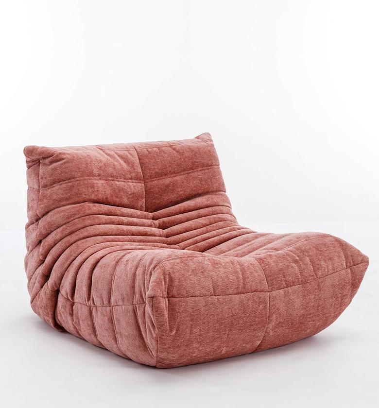 Pouf chenille relax pink #ref:3002 image