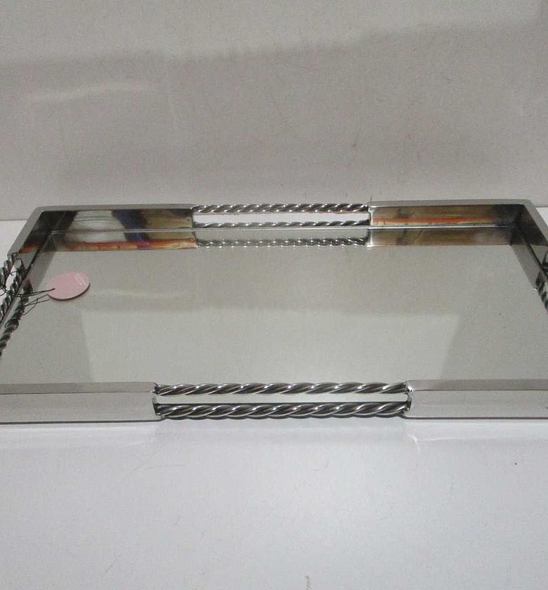 Tray with mirror steinless image