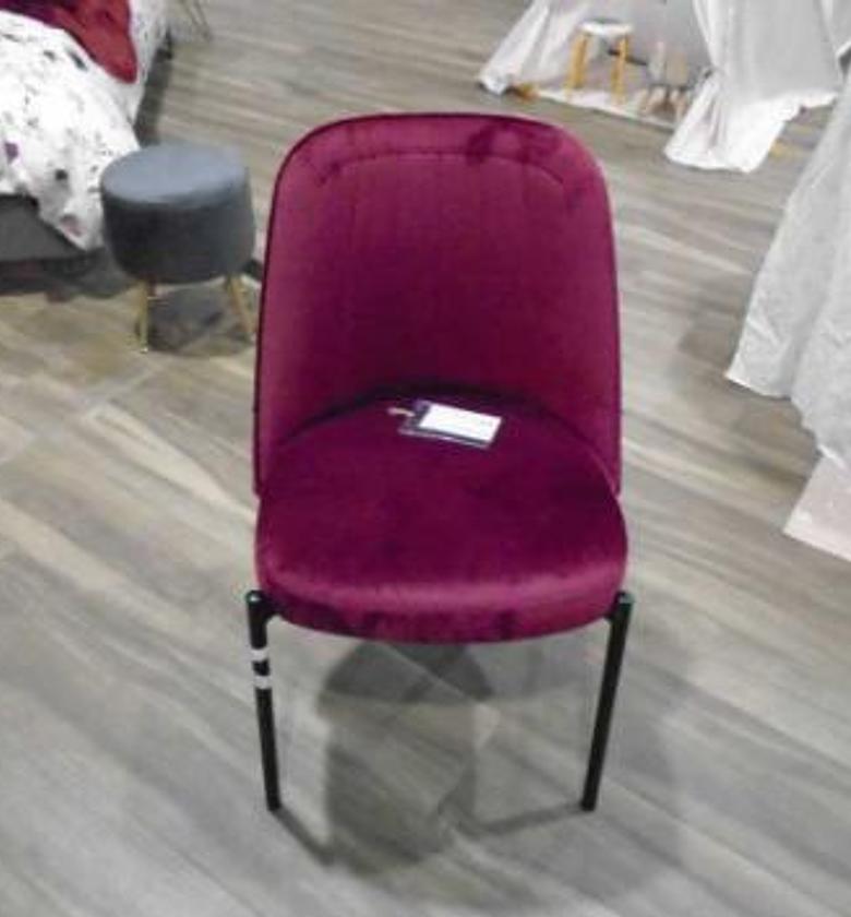 Dining chair clr wine red image
