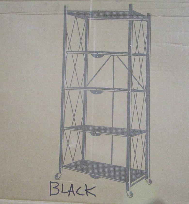 Storage rack 5-level black image