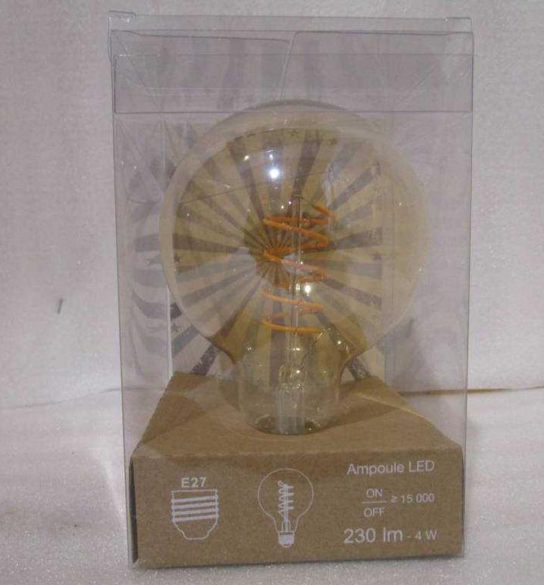 Amber led bulb g95 2w image