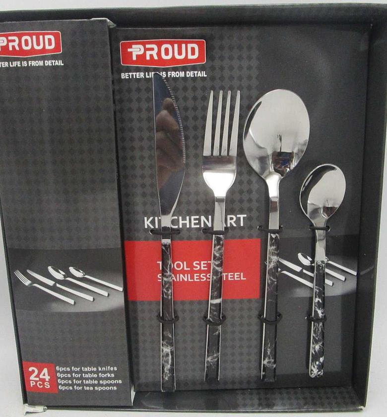 Stainless steel cutlery set image