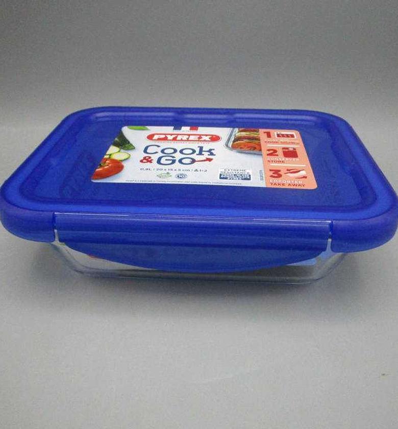 Plate rectangular storage with image