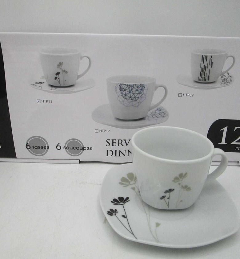 12pcs square tea setporce image