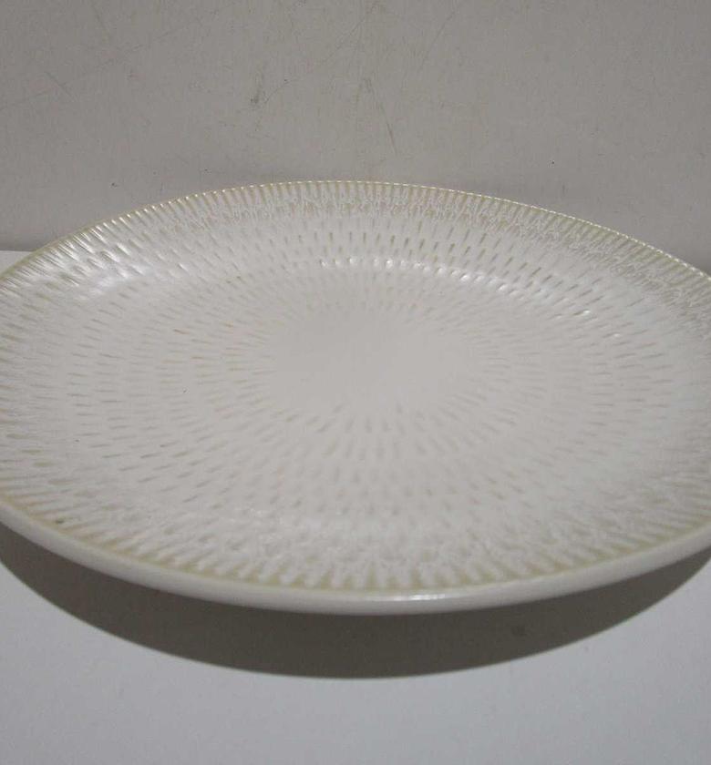 Plate 11" all beige 27.5cm image