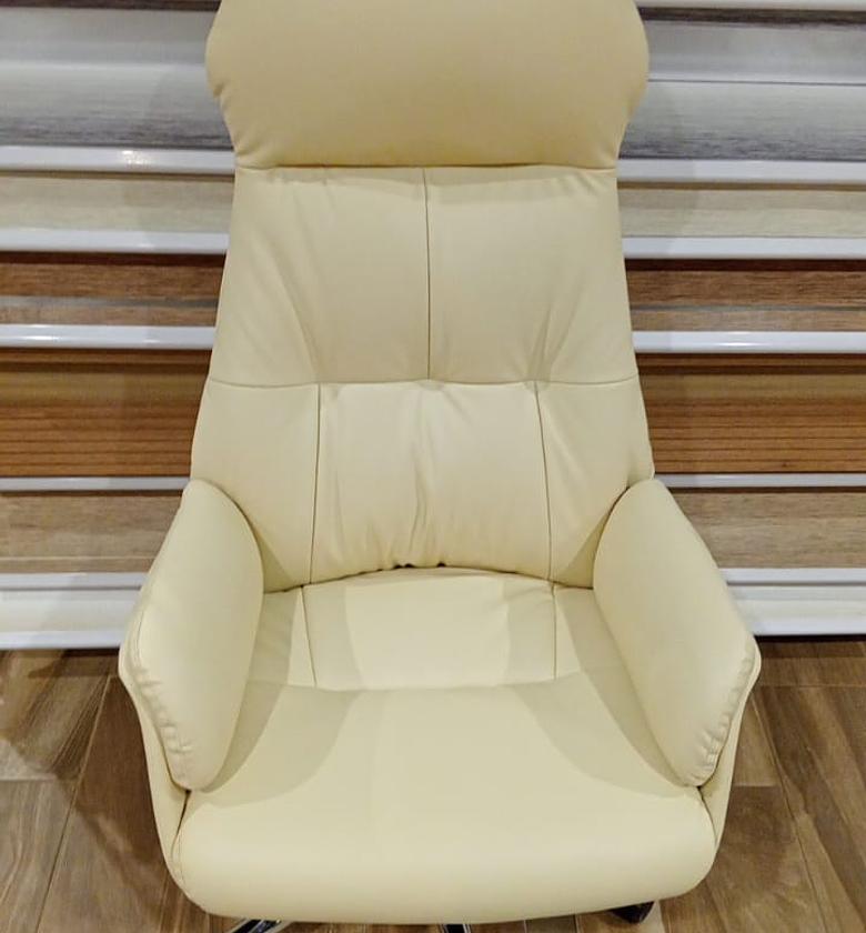 Office chair pu 8371-15 taupe image