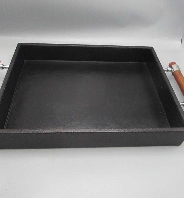 TRAY RECTANGULAR LEATHER  image