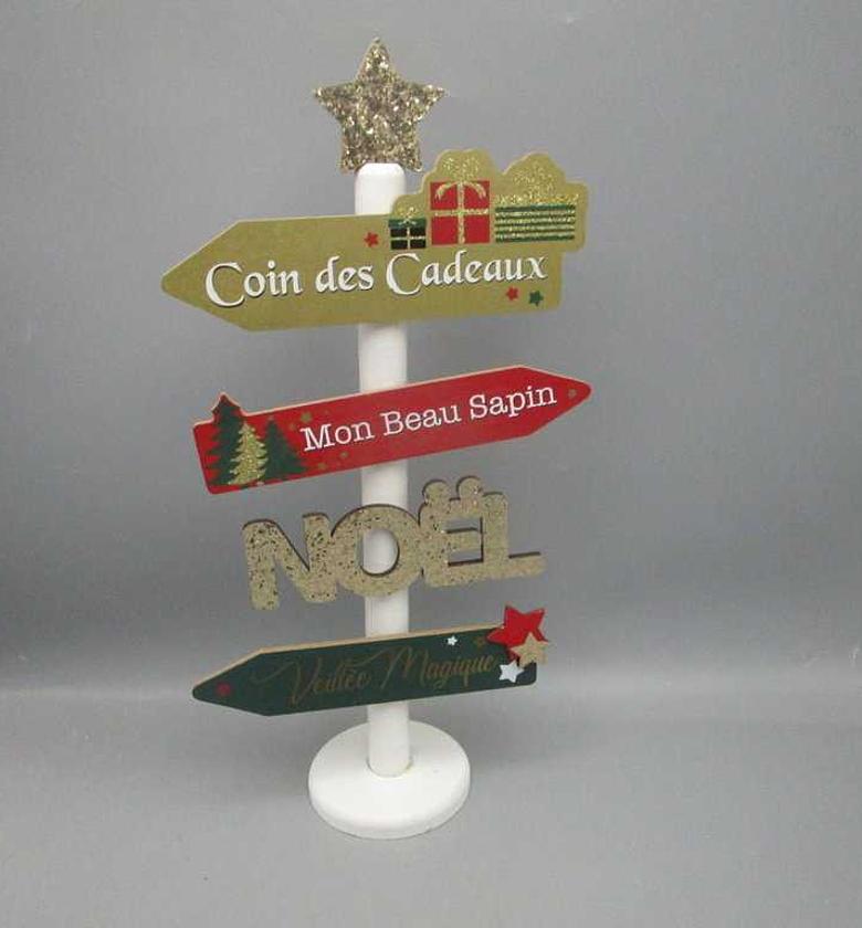 Christmas deco sign board image