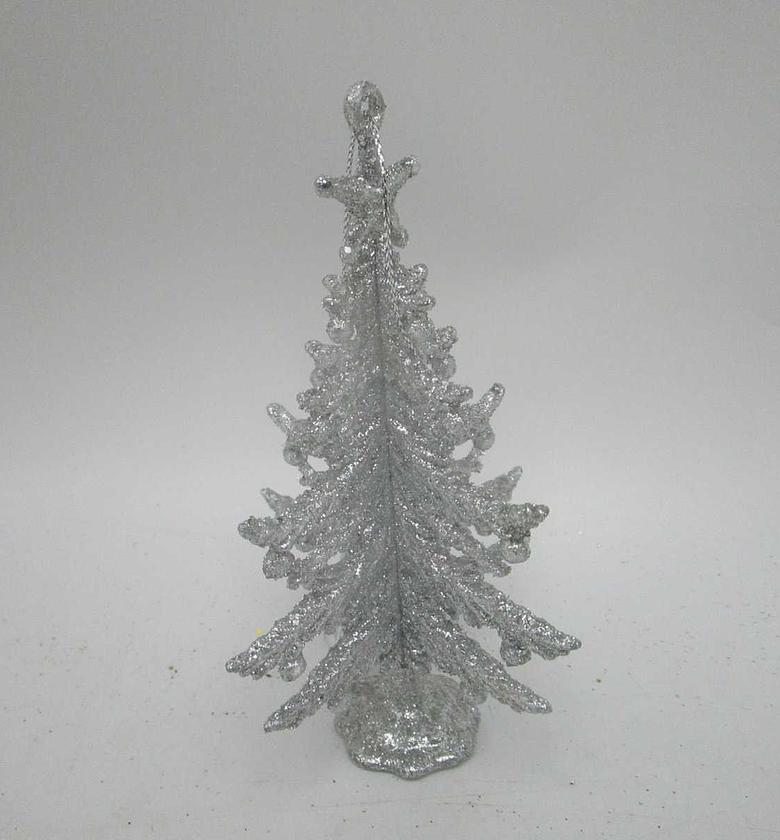 Christmas tree silver deco image