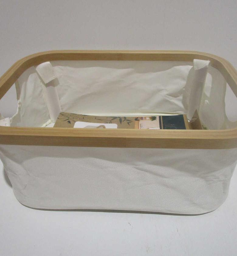 Basket rectangular pliable polyester image