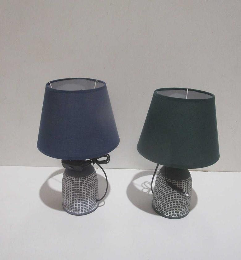 Table lamp with shade ceramic image