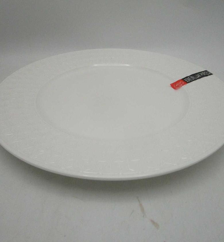 Round plate white 11'' 28x3.2 image