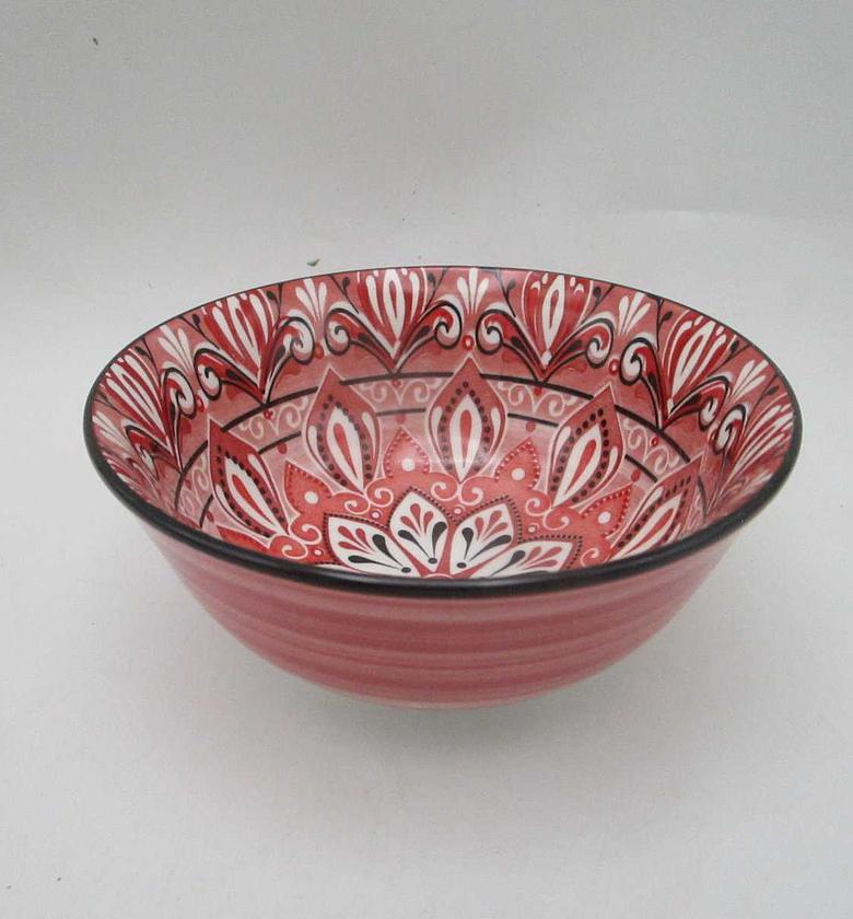 Bowl jaipur rouge d15cm m18 image