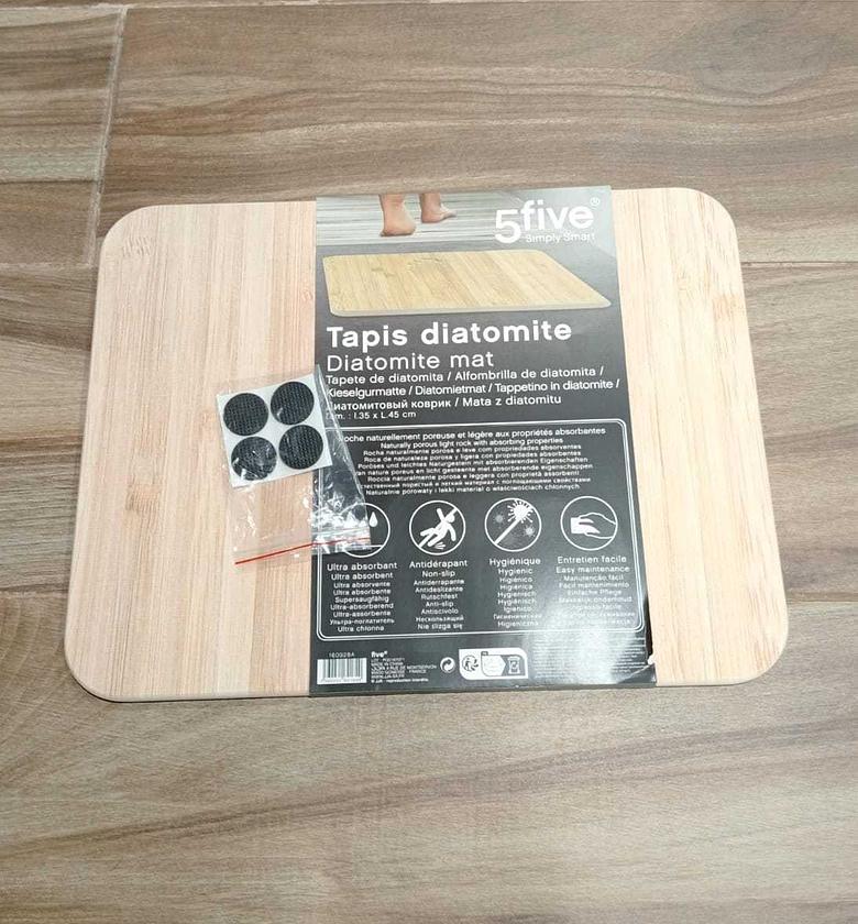 Bathmat bamboo diatomite 35x45 image